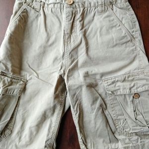 Tan cargo shorts